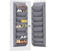 MISSLO 8 tasche profonde sopra la porta scarpiera per porta stretta, grigio