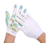 Missmisq Calzini per riflessologia, guanti per riflessologia | Strumento per guanti per riflessologia - Comodo, traspirante Migliora la salute generale, allevia lo stress e l'affaticamento per le mani