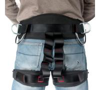 Missmisq Imbracatura Per Arrampicata,Imbracature Regolabili Mezzo Corpo - Cinture Di Sicurezza Per Attività Outdoor Come Speleologia Scalata Rocciosa E Discesa In Corda Doppia