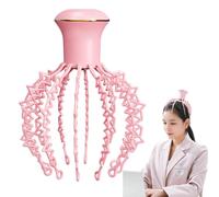 Missmisq Massaggiatore per cuoio capelluto, massaggiatore elettrico per la testa,Stimolatore elettrico del cuoio capelluto a 6 modalità - Artiglio per massaggio del cuoio capelluto senza fili con