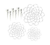 Missmisq Organizzatore di Fiori - Supporto per Steli da Bouquet in Vaso | Strumento di Fissaggio per Piante da Cucina Tavolo da Pranzo Ingresso e Decorazione