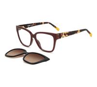 Missoni Donna MIS 0179/CS LHF/LA Montature da vista Acetato Bordeaux Marrone Squadrata Polarizzata Clip-on
