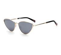 Missoni Donna Missoni MIS 0053/S J5G/T4 Occhiali da sole Metallo Oro Argento Cat Eye Specchiate Specchiato