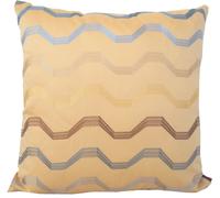 MISSONI HOME COPRI CUSCINO RASO COTONE RICAMO CHEVRONS 40x40 cm DINDI T481