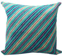MISSONI HOME COPRI CUSCINO VELLUTO MISTO LINO RIGHE 40x40cm St TROPEZ T70