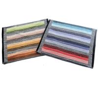 MISSONI HOME DUE ASCIUGAMANI OSPITI double face 2 HAND TOWELS 40x70cm ROSS 100