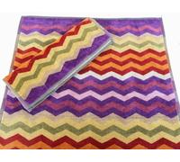 MISSONI HOME SET ASCIUGAMANI COTONE VELOUR 40x60 60x100cm PETE 159 VINTAGE