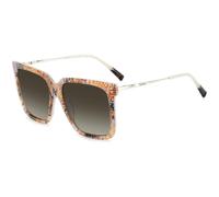 Missoni MIS 0107/S Women's Sunglasses - 57mm, Pattern Beige Frame with Gradient Brown Lenses