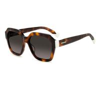 Missoni Mis 0130/g/s Occhiali Da Sole Donna Avana Squadrato Grigio 53mm