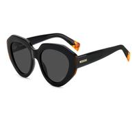 Missoni Mis 0131/s Occhiali Da Sole Donna Nero Squadrato Grigio 53mm