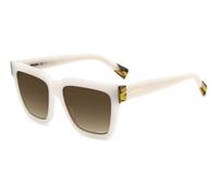 Missoni Mis 0132/s Occhiali Da Sole Donna Bianco Squadrato Marrone 55mm