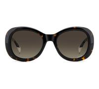 Missoni Mis 0215/g/s Occhiali Da Sole Donna Avana Ovali Marrone 53mm