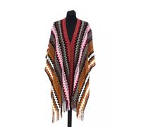 Missoni Multicolor Wool Women Poncho - Unisex