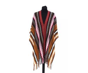 Missoni Multicolor Wool Women Poncho - Unisex
