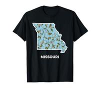 Missouri Forget Me Not Flower Floral State Maglietta