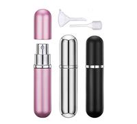MissSpicy, set di 3 mini nebulizzatori per profumo, ricaricabili, da viaggio, da 6 ml, con imbuto e pipetta