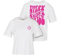 Misstee T-Shirt Tutto Is Bello Parte Superiore Cotone Tuta Stampa Sul Retro