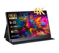 Missun Monitor Portatile 15,6 Pollici 4K UHD, Risoluzione 3840 x 2160 VESA Display IPS 72% NTSC con Doppia Porta Type-C, HDMI e Custodia Protettiva, Compatibile con PC, Laptop, PS5/4, Xbox e Switch