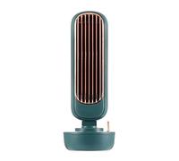 Mist Air Cooler Ventilatore Senza Lama Desktop Silenzioso Condizionatore D'aria Umidificatore Home Office Acqua Idratante Nebbia USB Raffreddamento Potente(Green)