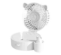 Mist Fan for Desk Powerful 3 Speed - USB Charging Compact Cooling Misting