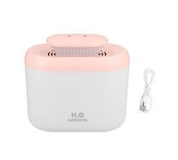 Mist Humidifier 3300ml Large Capacity Silent Diffuser with Night Light for Home Office, Desktop and Living Room Use, ABS Material, Visible Water Level Indicator (Rosa)