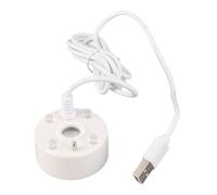 Mist Maker, USB Colorate Luci a LED LED UltraSonic Fundana Fogger 5v Ultra Sound Fountain Atomizer per lavello del Serbatoio da Roccia Stagno (Bianco)