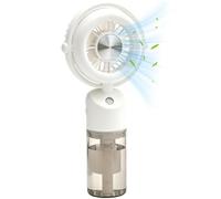 Mist Misting Fan | Small USB Rechargeable Portable Blower | Summer Hand Fan