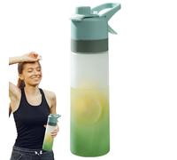 Mist Water Bottiglia per sport - Bottiglia per bevande da 650 ml con grande capacità con funzione spray, tubo di aspirazione facile da trasportare | Oggetto idratante riutilizzabile per corsa