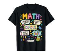 Mistakes Help You Grow Math Teacher Back To School Classroom Maglietta