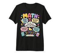 Mistakes Help You Grow Math Teacher Back To School Classroom Maglietta Premium