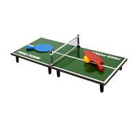 Mister Gadget, MG3385, Tavolo da Ping Pong 60x30cm, Modello Piccolo, Divertimento Divertente, Legno MDF e Plastica, Verde, Nero, Bianco, Blu, Rosso, Dimensioni: 60 x 30 x 7 cm