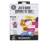 MISTER GADGET, MG3426, Gioco da Bere cap o Non cap: Divertimento Divertente, Multicolore, Carta e Vetro, Ideale per Serate, Formato Pratico 10x10 cm, Sfide Divertenti!
