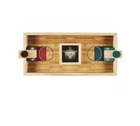 MISTER GADGET, MG3720 - Gioco di lancio Jeton in legno, per bambini, attività in famiglia, design colorato, facile da trasportare, per la promozione delle abilità sociali, 35 cm, marrone naturale