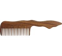 Mister Geppetto Pettine di Legno con Denti Larghi - legno di noce