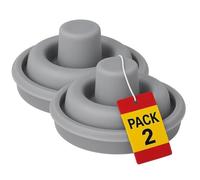 MISTER GIVER 2 Guarnizioni di pressione per pentola espressa, compatibili con WMF Plus 6093109502 | Pentole da 2,5 litri a 8,5 litri | Silicone Ø 3 cm | Ricambio indicatore di cottura