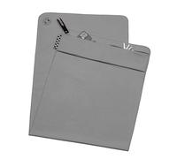 Mister Nick's Asciugamano fitness con magnete e 2 tasche con cerniera, compatto, in microfibra, ideale per palestra, ad asciugatura rapida e leggera, asciugamano da palestra con cappuccio per panca