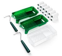 Mister Rui Mini rulli per pittura, piccolo rullo da 5 cm, mini rullo e vassoio, set di rulli piccoli per dipingere luoghi stretti e difficili da raggiungere