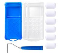 Mister Rui Mini rullo di vernice in schiuma, 5 cm, kit da 10 pezzi, per ritocchi su pareti, porte, armadi