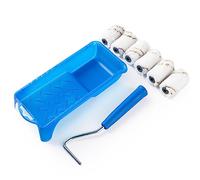 Mister Rui Mini rullo per vernice, mini rullo per vernice, in microfibra, 2 pollici (50,8 mm), utilizzato con la maggior parte dei colori, per superfici semi-ruvide