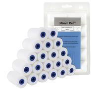 Mister Rui Set di rulli colorati piccolo, piccolo 5 cm, rullo per vernice in gommapiuma, rullo per verniciatura da 2 pollici, mini rullo per pittura e ristrutturazione, confezione da 20