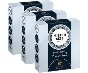 Mister Size *Pacchetto da provare M* (49mm, 53mm, 57mm) 9 pz Preservat