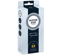 MISTER SIZE Preservativi 53 mm (10 pezzi) extra sottili 0,05 mm extra