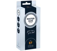 MISTER SIZE Preservativi 57 mm (10 pezzi) extra sottili 0,05 mm extra