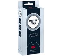 MISTER SIZE Preservativi 60 mm (10 pezzi) extra sottili 0,05 mm extra