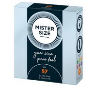 Preservativi Ultra-Sottili Mister Size - 57mm (confezione da 3)