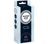Mister Size Passion & Love Condoms Pure Feel 64 mm - Size 2XL 10 Stk.