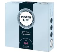 Mister Size Smooth Extra Fine Size 64 Condoms 36 Units Trasparente