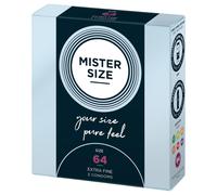 Preservativo Ultra Sottile Mister Size - 64mm (3 pezzi)