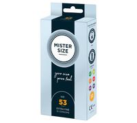 Preservativo Ultrasottile Mister Size - 53mm (Confezione da 10)