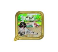 Mister Stuzzy, Cibo Umido per Cani Adulti al Gusto Agnello e Risoin Pezzi - Totale 3,3Kg (22 Vaschette da 150G)
